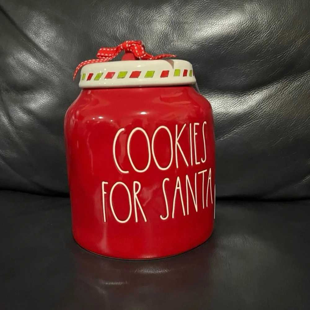 Christmas Rae Dunn Canister COOKIES FOR SANTA